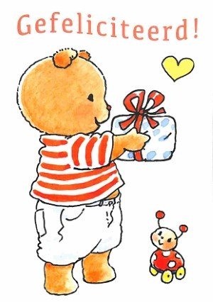 Bobbi kaart gefeliciteerd kaart bobbi