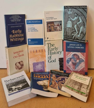 Bockmuehl markus pakket theologie  jewish law in gentiee churches  mark s smith the early history of god  ferguson   backgrounds of early christianity  jonhson the rites of christian initiation  8 gratis extra boeken pakket theologie