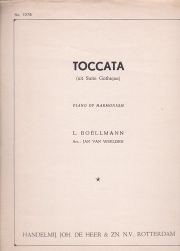 Boellmann l   toccata uit suite gothique