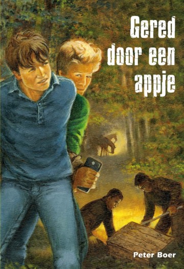 Boer peter   gered door een appje