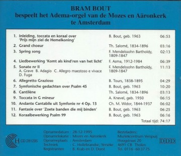 Bram bout mozes en aaronkerk amsterdam adema orgel