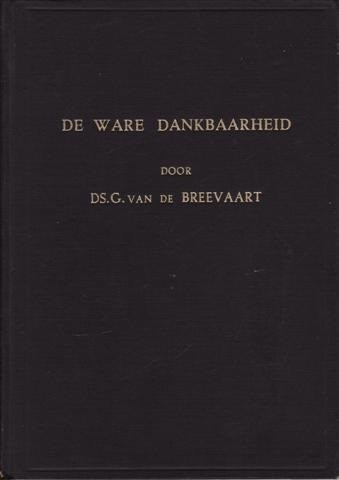 Breevaart ds g van de   de ware dankbaarheid