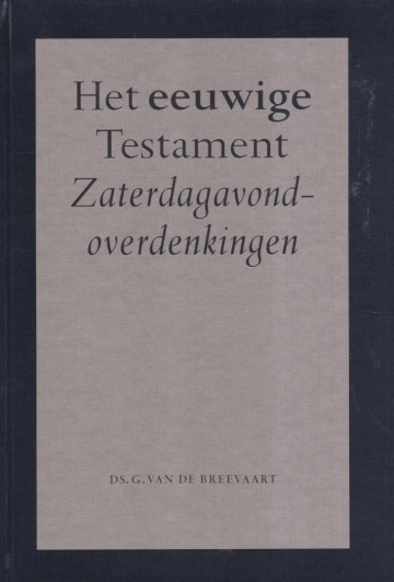 Breevaart ds g van den   het eeuwige testament