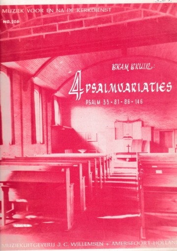 Bruin   4 psalmvariaties wil226
