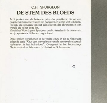 Ch spurgeon de stem des bloeds 2