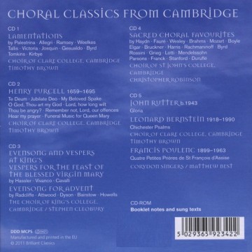 Choir of kings college cambridge back