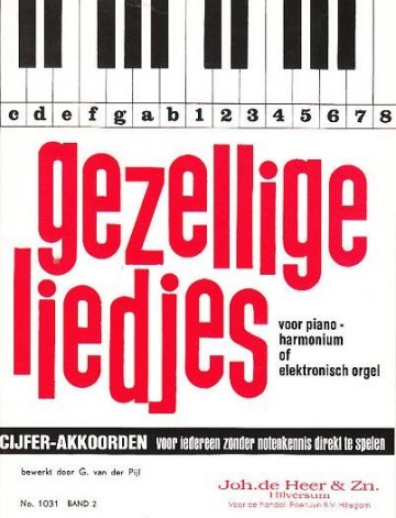 Cijferakkoorden gezellige liedjes band 2