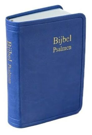D31rbl omslagmet witte rand zakbijbel klein psalmen ritmische zetting 1773 flexibele omslag koker  d31rbl gbs