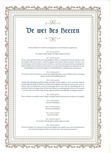 De wet des heeren