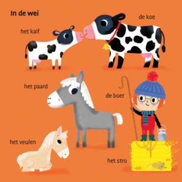 Deltas mijn eerste woordjes op de boerderij karton1