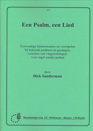 Dick sanderman een psalm een lied wil1037