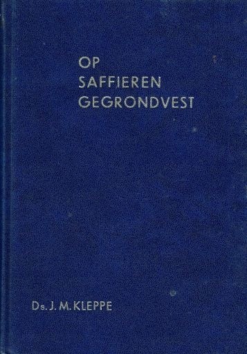 Ds jm kleppe op saffieren gegrondvest