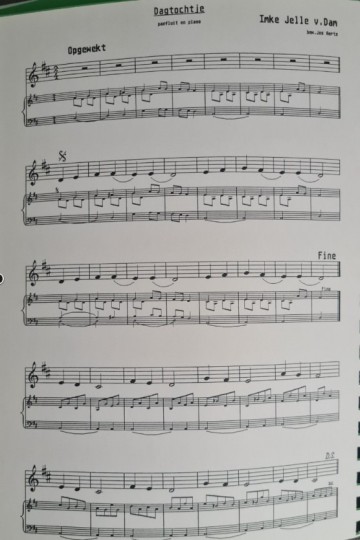 Eenvoudige etudes en voordrachtstukjes panfluit en piano 3