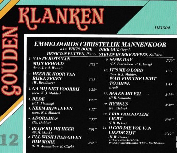 Emmeloords mannenkoor   gouden klanken 12   back