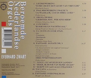 Everhard zwart bespeelt de orgels van de stephanuskerk te hasselt de evangelisch lutherse kerk te den haag en de lebuinuskerk te deventer