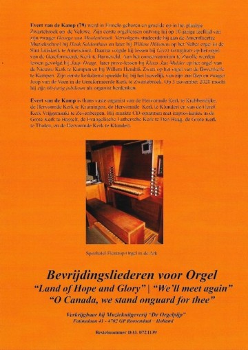 Evert van de kamp bevrijdingsliederen back