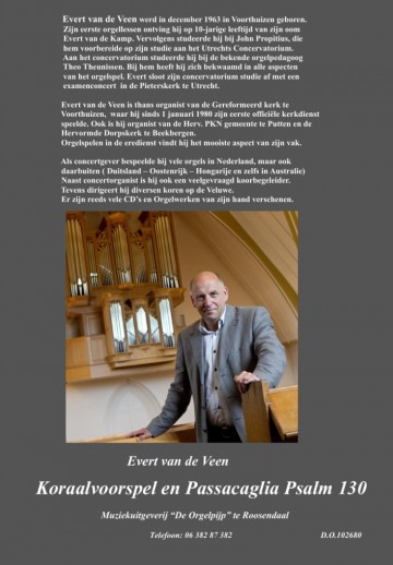 Evert van de veen 34 psalm 130 achterkant