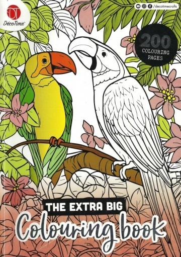Extra dik kleurboek volwassenen   extra big colouring book