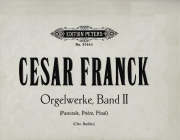 Franck cesar orgelwerke band 2 peters 3744b 1