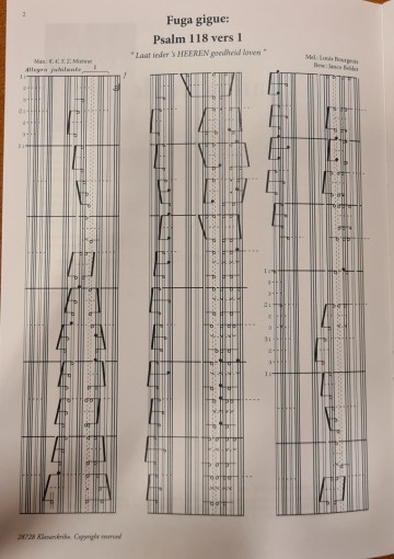 Fuga psalm 118