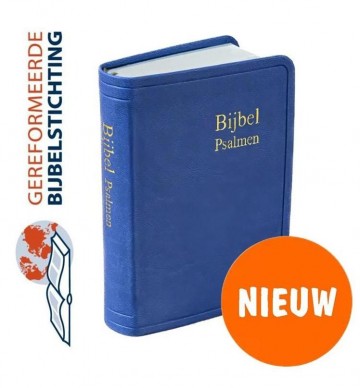 Gbs d31rbl omslagmet witte rand zakbijbel klein psalmen ritmische zetting 1773 flexibele omslag koker  d31rbl gbs