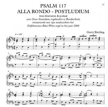Geert bierling delfshavens orgelboek 4   voorbeeld 1 notenschrift geert bierling delfshavens orgelboek deel 4