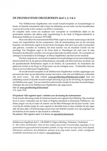 Geert bierling delfshavens orgelboek orgelboeken   notenschrift geert bierling delfshavens orgelboek deel 1 2 3 4 1