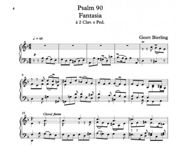 Geert bierling hinsz orgelboek 1   voorbeeld 2 notenschrift geert bierling hinsz hinz orgelboek deel 1 psalm 90  43  146 inhoud