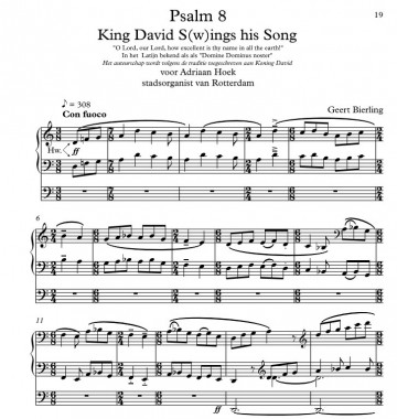 Geert bierling marcussen orgelboek 2   voorbeeld 3 notenschrift geert bierling marcussen orgelboek deel 2 psalm 8 avondzang psalm 149