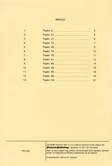 Geesteliederen 12   back