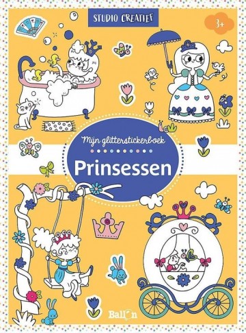 Glitterstickerboek prinsessen
