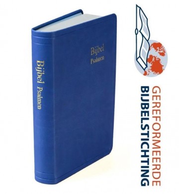 H31rtbl omslagmet witte rand zakbijbel klein psalmen ritmische zetting 1773 flexibele omslag koker  h31rtbl gbs