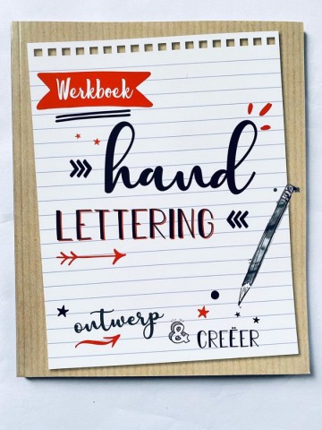 Handlettering werkboek ontwerp en creeer