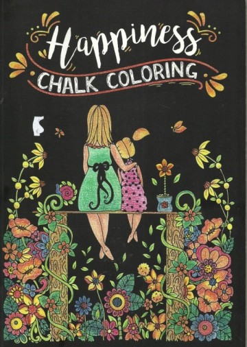 Happiness chalk coloring