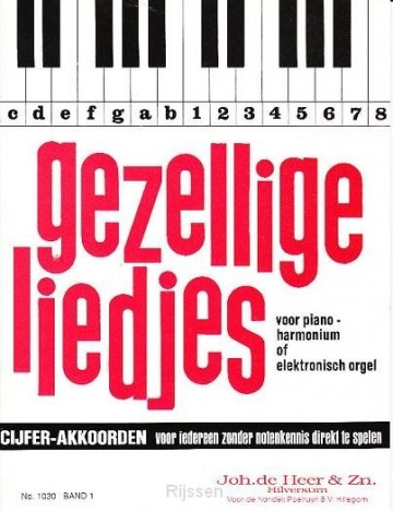 Heer1030 cijferakkoorden gezellige liedjes