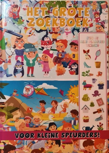 Het grote zoekboek voor kleine speurders   xl formaat 2838cm