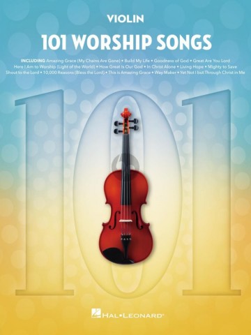Hl00360036 101 worship songs for violin viool hl00360036