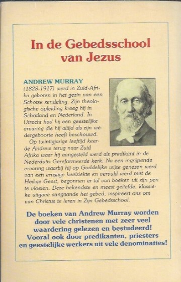 In de gebedsschool van jezus andrew murray 9064421889 back