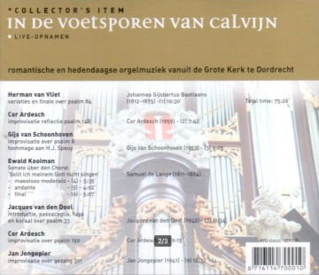 In de voetsporen van calvijn inhoud