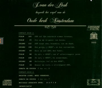 J van der perk bespeelt het orgel van de oude kerk amsterdam   j van der perk   back