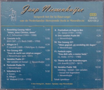 Jaap niewenhuijse bespeelt het de la haye orgel van de nederlandse hervormde kerk te moordrecht 0