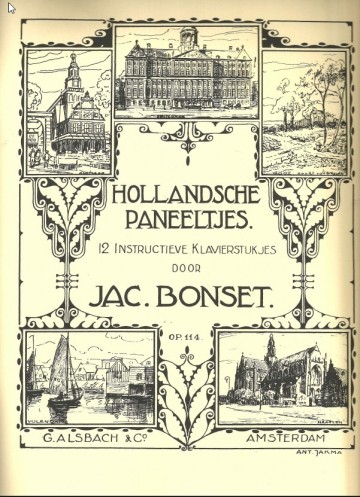 Jac bonset de hollandsche paneeltjes piano