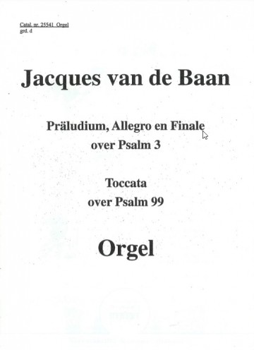 Jacques van de baan   psalm 3 klavar