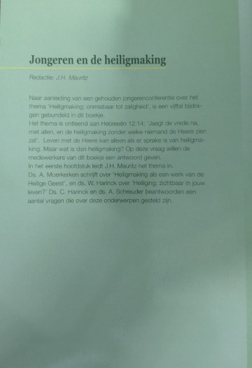 Jongerenendeheiligmaking back