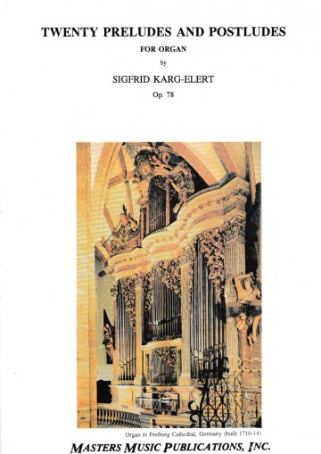 Karg elert opus 78 front