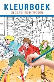 Kleurboek bij kerkgeschiedenis