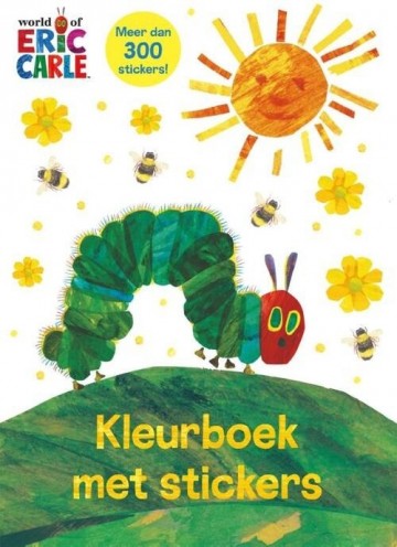 Kleurboek met stickers front