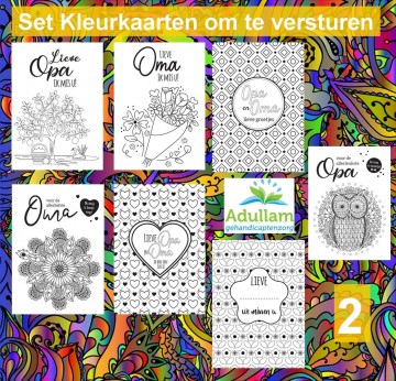 Kleurkaarten set 2 lieve baaij