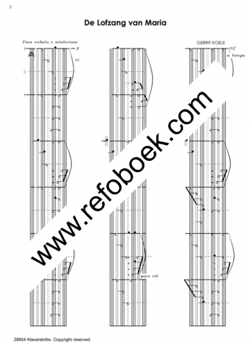 Koele lofzangen klavar 2