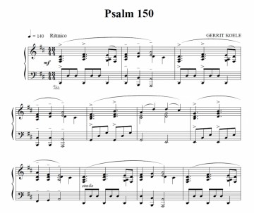 Koele, Gert - Psalmen voor piano (4)